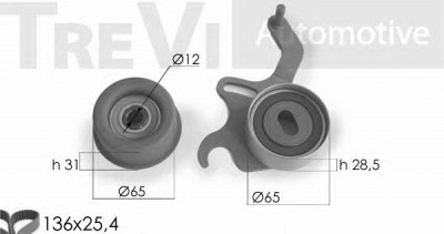 TREVI AUTOMOTIVE kd1074 -  Комплект ремня ГРМ